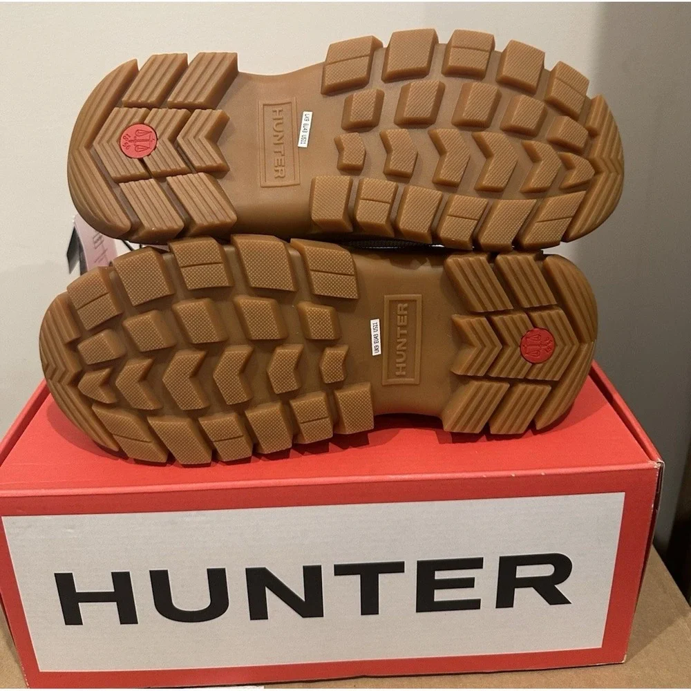 Hunter Women Size EU 43/US 11‎ Intrepid Short Snow Boots White Willow Waterproof